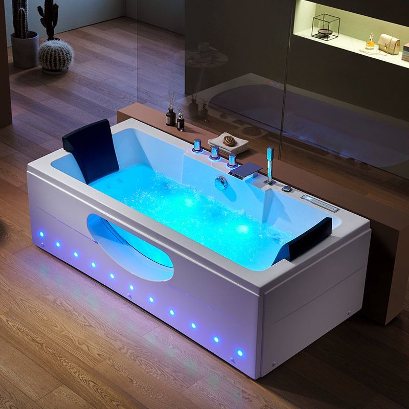 Distribain Baignoire balnéo rectangulaire Twister 32 jets Whirlpool