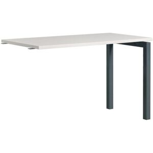 Tousmesmeubles Table d'extension de bureau Blanc - OCHE - L 120 x l 60 x H 75 cm