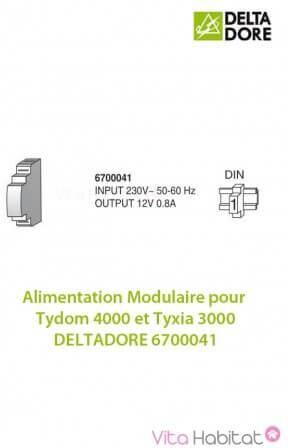 DELTA DORE Alimentation Modulaire pour Tydom 4000 et Tyxia 3000 - DELTADORE 6700041