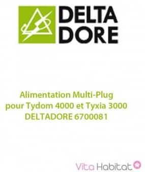 DELTA DORE Alimentation Multi-Plug pour Tydom 4000 et Tyxia 3000 - DELTADORE 6700081