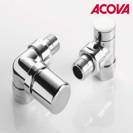 ACOVA Kit I robinetterie manuelle thermostatisable équerre d'angle gauche - ACOVA 991538 ACOVA Kit I robinetterie manuelle thermostatisable équerre d'angle gauche - ACOVA 991538