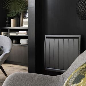 Radiateur Fonte Noirot Calidoo 750w Horizontal Gris Anthracite Connecte Nen3012sehs