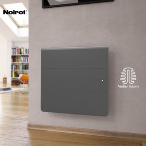 Radiateur Fonte Noirot Axoo 1250w Horizontal Gris Anthracite Connecte Nen3074sehs