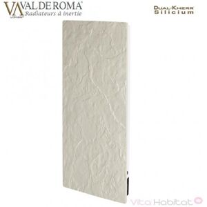 Radiateur À Inertie Wifi Ardoise Blanche 800w Vertical - Valderoma Ab08vew