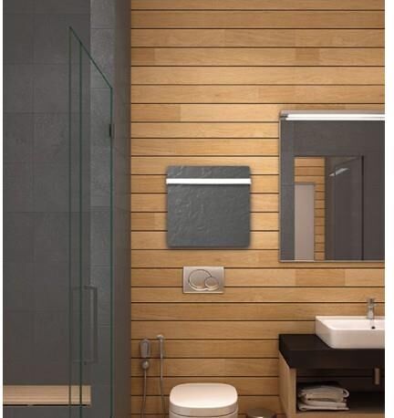 VALDEROMA Sèche-serviettes TOUCH SILICIUM Ardoise Noire 800W Carré - VALDEROMA AN08BST VALDEROMA Sèche-serviettes TOUCH SILICIUM Ardoise Noire 800W Carré - VALDEROMA AN08BST