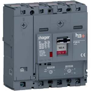 Hager Disj.H3+p160 Tm 4x160a 25ka - Appareillage De Tete Hager Hhs161dc