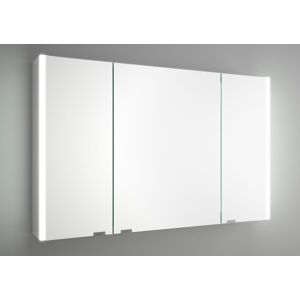 Salgar Armoire Alliance 900 3 Portes Miroir Double Avec Interrupteur Et Prise Et Lumiere Led Superieur/inferieur, Ip44 (21,5w) 930 X 65