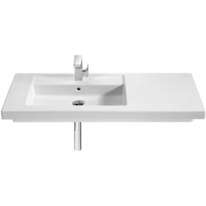 Prisma Lavabo Asymetrique Gauche 1100450 Blanc - Roca A327542000