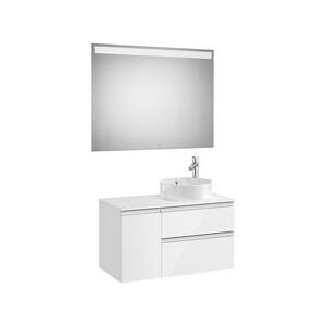 The Gap Pack Pr Lav Dte 900mm Blanc Brillant - Roca A851533806