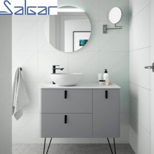 Salgar Meuble De Salle De Bain Uniiq 1200 Droite Humo - Salgar 24632