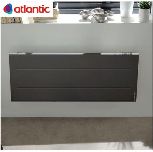 Radiateur Atlantic Oniris Gris Étoilé 1500w Pilotage Intelligent Connecté Plinthe - 503922