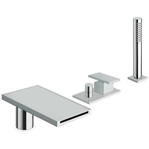 Bain Douche Tabula Sur Gorge Mitigeur Complet Chrome Robinetterie Tabula - Cristina Ondyna Ta18151