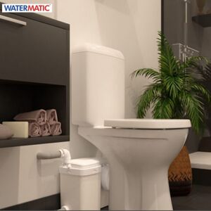 Broyeur Pour Toute La Salle De Bain Adaptable Wc Et Lavabo 2 Entrees - Watermatic W12pro