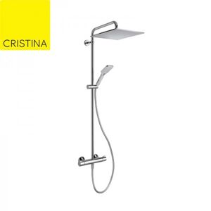 Colonne De Douche Theta Cube 300 Chrome - Cristina Ondyna Te50051