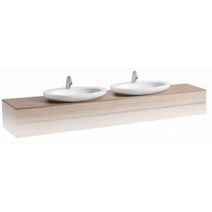 Alessi One Plan Toil. 240x50 Cm Perce Gauche Et Droite, Noce Canaletto - Laufen H4246240976301