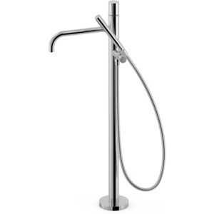 Mitigeur Sur Pied Pour Baignoire Et Douche1 Colonne Verticale Chrome - Tres 26247006