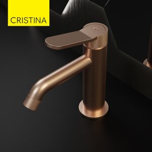 Mitigeur Lavabo Avec Vidage Up&down; Or Rose Brosse East Side - Cristina Ondyna Es22034p