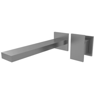 Facade Mitigeur Lavabo 2 Trous Tabula Bec 230 Mm Metal Brosse - Cristina Ondyna Ta25977