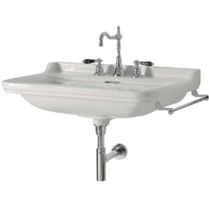 Lavabo Ceramique Waldorf A Suspendre Ou Sur Pieds Laiton 100-55 Cm - Cristina Ondyna Wd10055