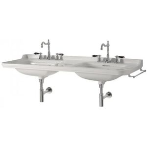 Lavabo Ceramique Waldorf A Suspendre Ou Sur Pieds Laiton 150-55 Cm - Cristina Ondyna Wd15055