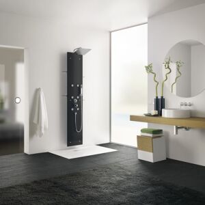 Colonne De Douche Aquaglass 2 Noir - Kinedo Cd220n