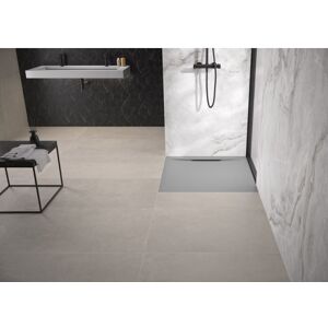 Receveur Kineline Gris P. 90x90 Caniveau - Kinedo Rd321p