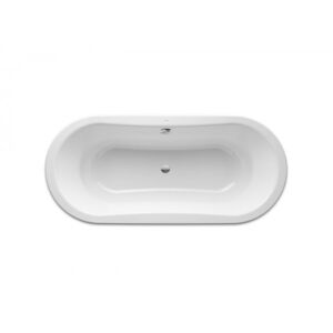 Baignoire Ovale En Acier À Encastrer Non Percee 1800x800 Blanc Duo Plus - Roca A222565000