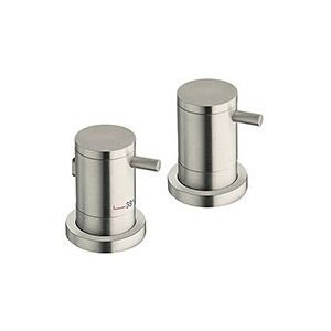 Bain Douche Triverde Sur Gorge Thermostatique 2 Sorties Inox Aisi Sx - Cristina Ondyna Xx14228