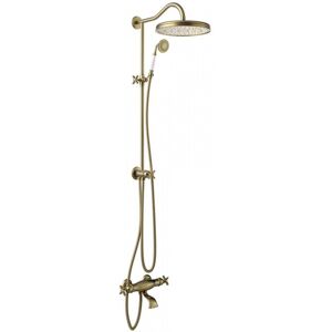 Ensemble Bain?douche Thermostatique · Douche Fixe Ø 310 Mm. À Rotule. · Douchett - Tres 24219801lm