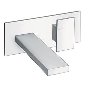 Cristina Ondyna Lavabo Mural Tabula Avec Plaque Saillie 18 Cm Chrome Robinetterie Tabula - Cristina Ondyna Ta25651