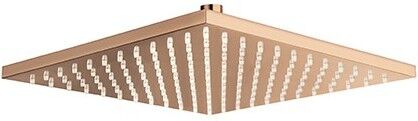 Pomme De Douche Carree 30x30 Laiton Or Rose Robinetterie Italy - Cristina Ondyna Pd55746p