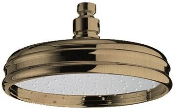 Pomme De Douche Retro Luxe Anticalcaire D.200 Or Rose Brosse Pvd Robinetterie Hydrotherapie - Cristina Ondyna Rx54834p