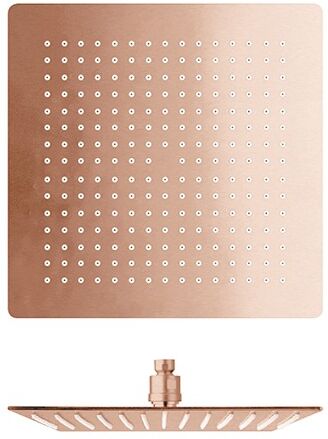 Pomme De Douche Sandwich Carrée Or Brosse Hydrotherapie - Cristina Ondyna Pd96396p