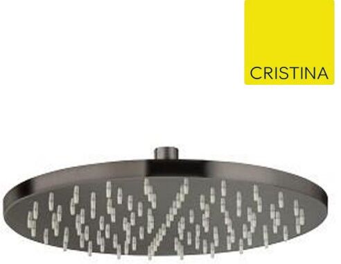Pomme De Douche Ronde Diametre 30 Laiton Chrome Noir - Cristina Ondyna Pd55872