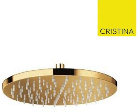 Pomme De Douche Ronde Diametre 30 Laiton Dore - Cristina Ondyna Pd55852