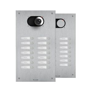 Facade Switch Inox 14 Boutons - 2 Colonnes - Comelit Ix0214