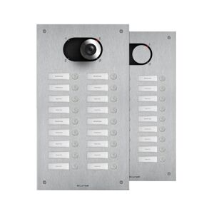 Comelit Façade Switch Inox 18 Boutons - 2 Colonnes - Comelit Ix0218