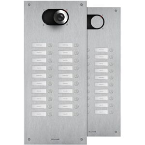 Comelit Façade Switch Inox 20 Boutons - 2 Colonnes - Comelit Ix0220