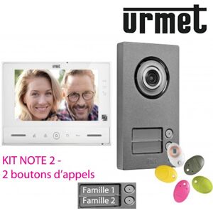 Kit Video Note 2 Wifi Pour 2 Familles - Urmet 1723/96