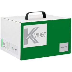 Kit Video 2 Fils 1 Bp Platine Antivandale + Moniteur Main Libre - Comelit Kvav01