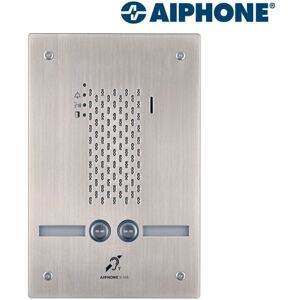 Platine Audio Encastree Inox 2 Bp Ip/sip Avec Synthese Vocale Pictos Et Boucle Magnetique Ixssa2l - Aiphone 200946