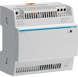 HAGER Alimentation pour switch POE - SYSTEMES VDI HAGER TGF120 HAGER Alimentation pour switch POE - SYSTEMES VDI HAGER TGF120