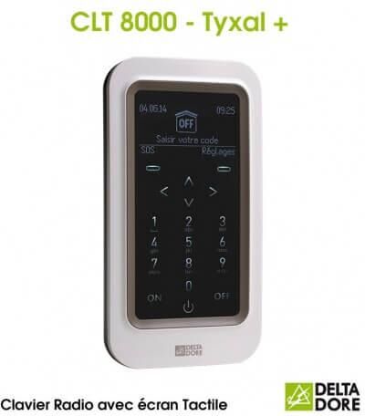 DELTA DORE Clavier tactile avec écran Radio - CLT 8000 TYXAL+ Delta Dore 6413252