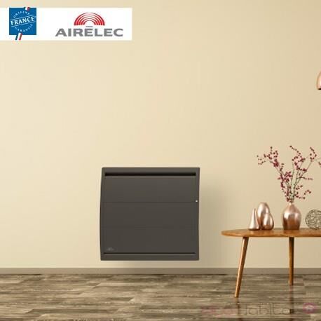 AIRELEC Radiateur electrique Fonte AIRELEC - AIREVO Smart ECOcontrol 1000W Horizontal Anthracite - A693453 AIRELEC Radiateur electrique Fonte AIRELEC - AIREVO Smart ECOcontrol 1000W Horizontal Anthracite - A693453