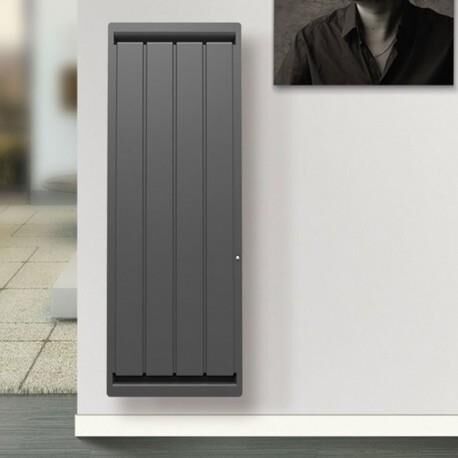 APPLIMO Radiateur electrique Fonte APPLIMO - SOLEIDOU Smart ECOcontrol 2000W Vertical Anthracite 0013767SEHS