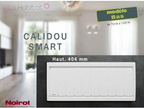 NOIROT Radiateur Noirot CALIDOU Smart Bas - 1500W - N2535FTEZ NOIROT Radiateur Noirot CALIDOU Smart Bas - 1500W - N2535FTEZ