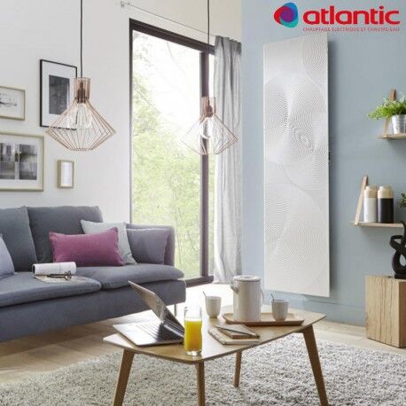 ATLANTIC Radiateur Atlantic IRISIUM SERENITY 1000W Vertical Connecté et Intelligent - 604213 ATLANTIC Radiateur Atlantic IRISIUM SERENITY 1000W Vertical Connecté et Intelligent - 604213
