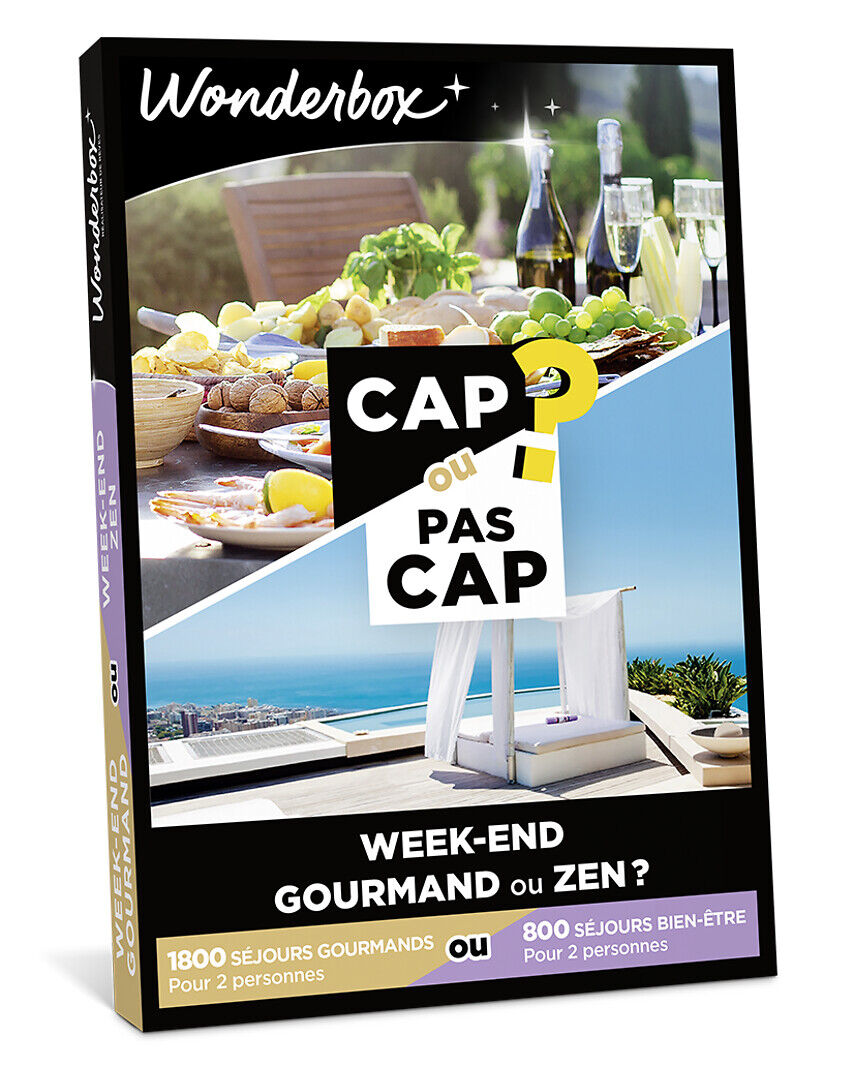 Wonderbox CAP OU PAS CAP - Week-end gourmand ou zen ?