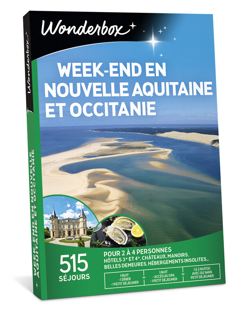 Wonderbox Week-end en nouvelle Aquitaine et Occitanie