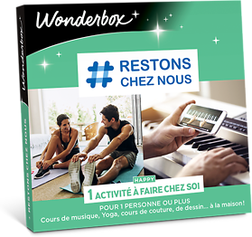 Wonderbox Coffret cadeau # Restons chez nous - Wonderbox Wonderbox Coffret cadeau # Restons chez nous - Wonderbox